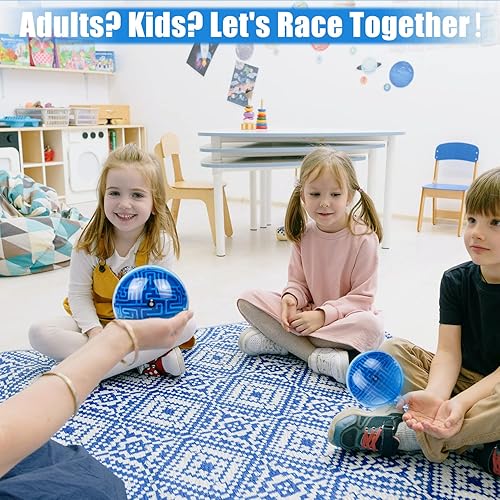 Miniatura 7 de Bola de juego de rompecabezas 3D y mini cubo bola de laberinto 3D rompecabezas de rompecabezas de esfera y juego de laberinto de entrenamiento