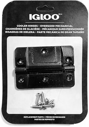 Miniatura 1 de Igloo Cooler - Bisagra mecánica de gran tamaño para enfriadores de 150-165 cuartos de galón, color negro (1 bisagra)