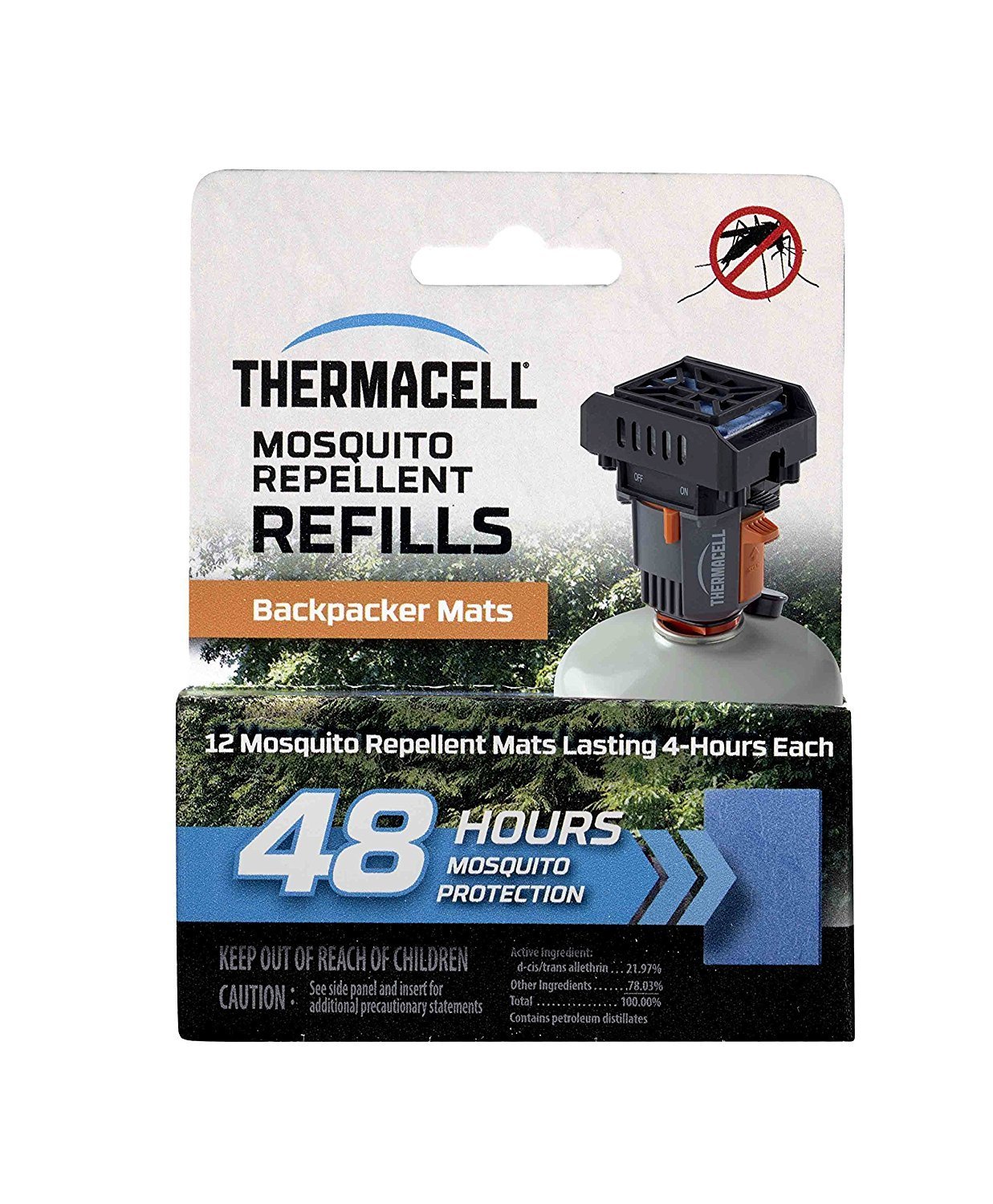 Thermacell M48 Lot de 4 tapis anti-moustiques pour répulsif MR-BP 48 h