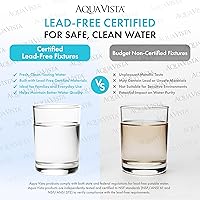 Vista 8 de Aqua Vista 30-B410-AV Single Handle Bathroom Faucet Manija única de cromo pulido