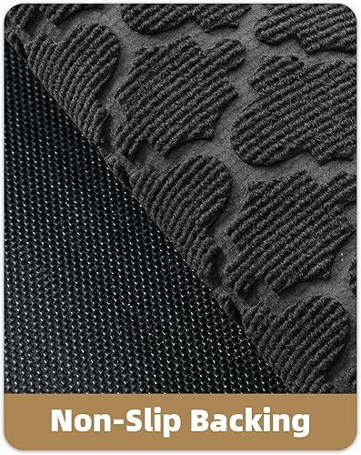 Miniatura 8 de Color G - Alfombras para puerta de entrada al aire libre para atrapar la suciedad, tapetes de puerta exterior para evitar resbalones, tapete para