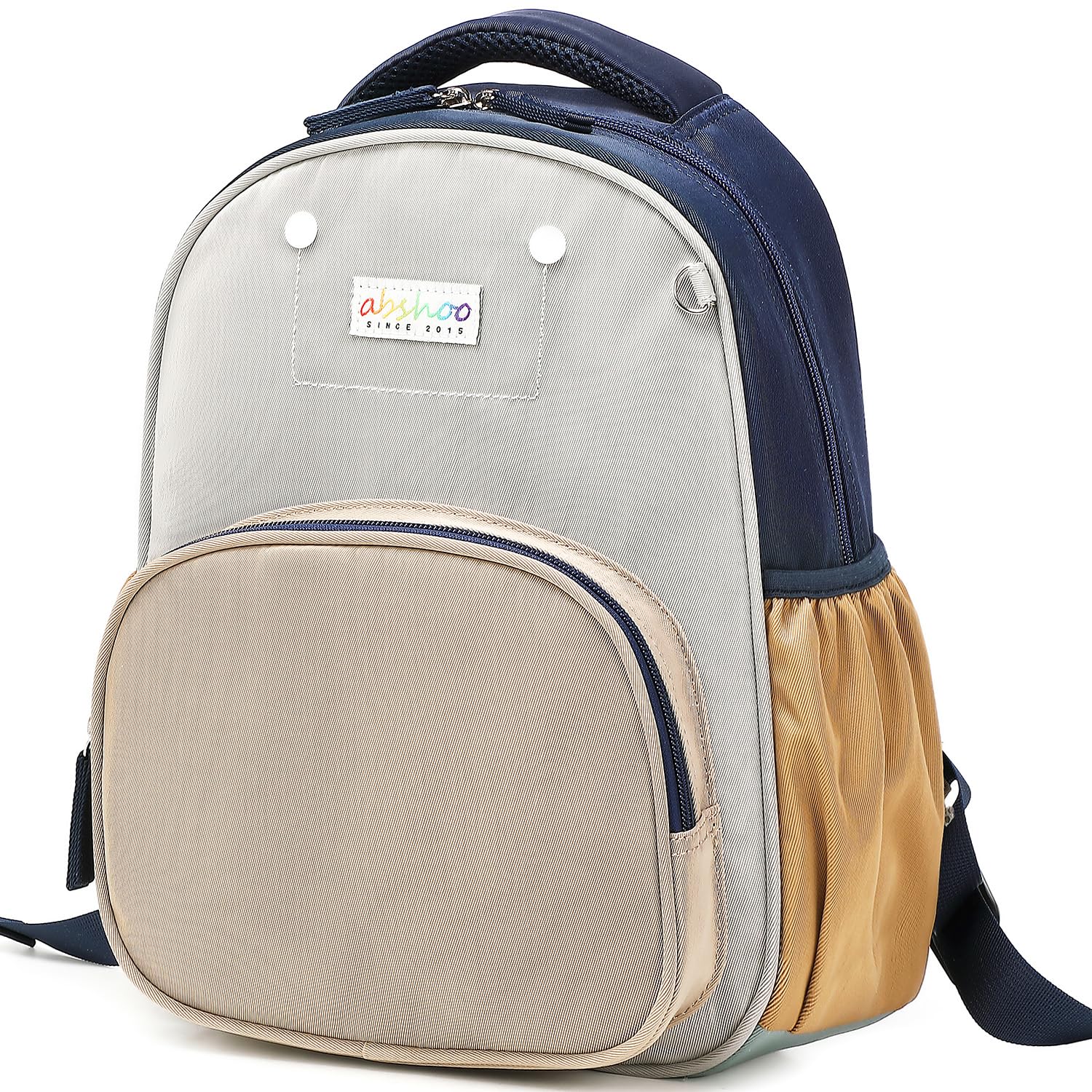 abshoo Toddler Backpacks for Boys Preschool Backpack Cute Kids Backpack for Boys (Grey and Brown)