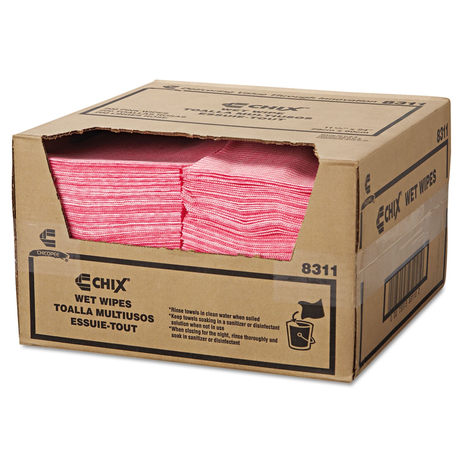 CHI8311 - Wet Wipes 11 1/2 x 24