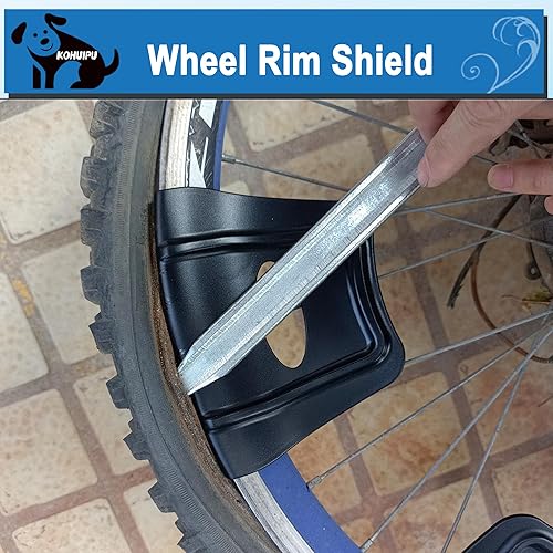 Miniatura 11 de Herramienta protectora de escudo de llanta para bicicleta motocicleta ATV Quad neumático instalación de neumáticos Rojo -,Negro