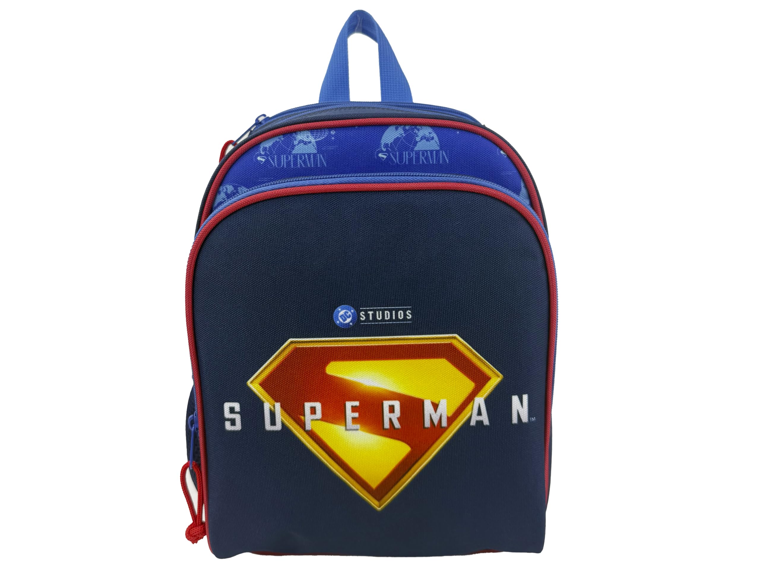 CYPBRANDS - Superman, Zaino per bambini con mantello, Prescolare, Misura 30 cm, Zaino con mantello, Mantello di Superman, Prodotto ufficiale