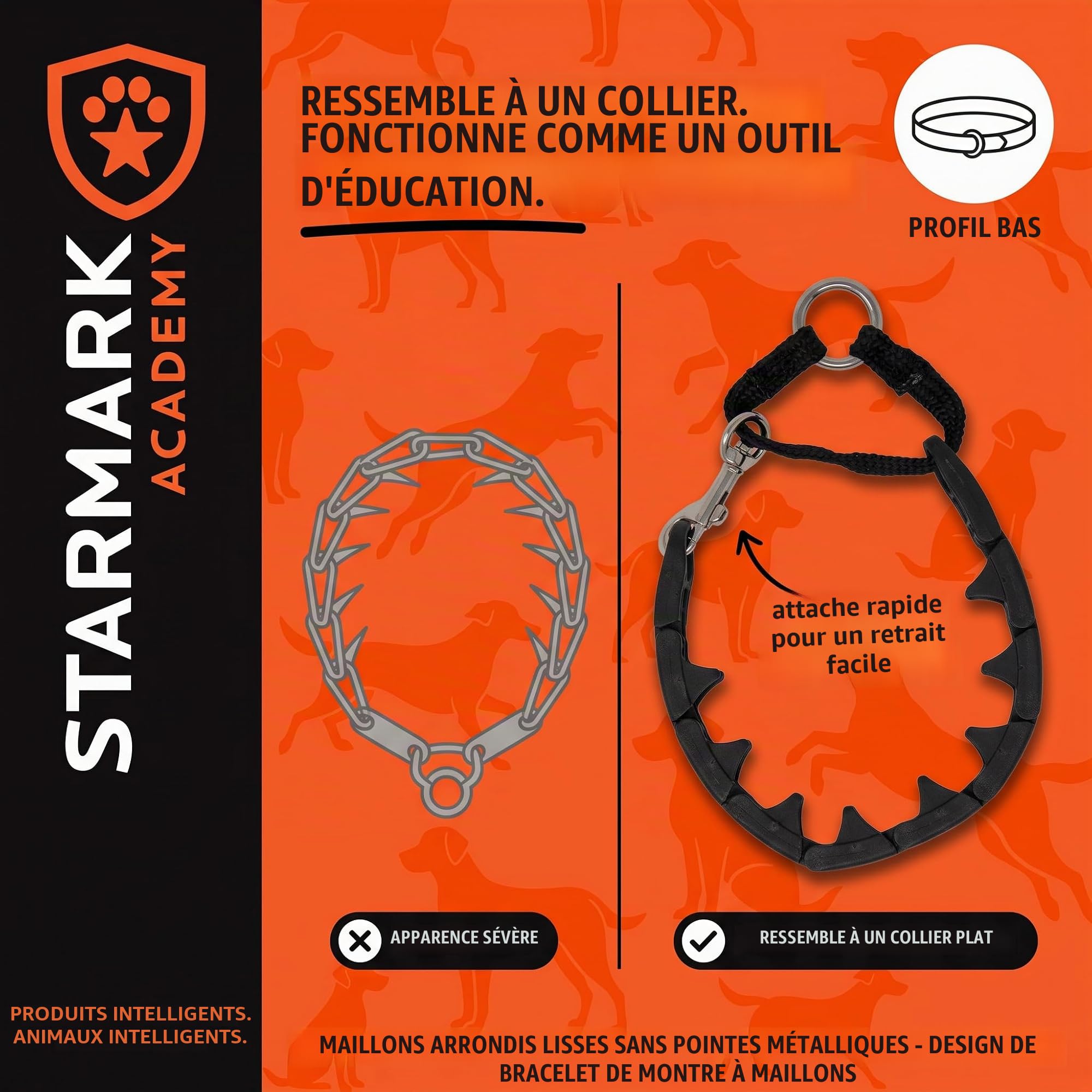 EVERLASTING Pro-Training Collier pour Chien 38,1 cm Taille S