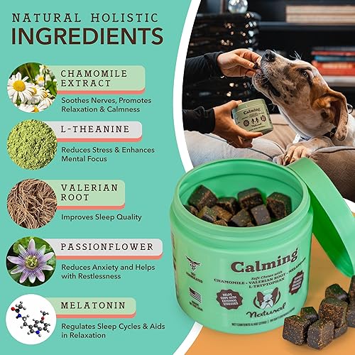 Miniatura 2 de Natural Dog Company Paquete de suplementos multivitamínicos y calmantes, nutrientes diarios y alivio de la ansiedad para perros, apoya la salud de