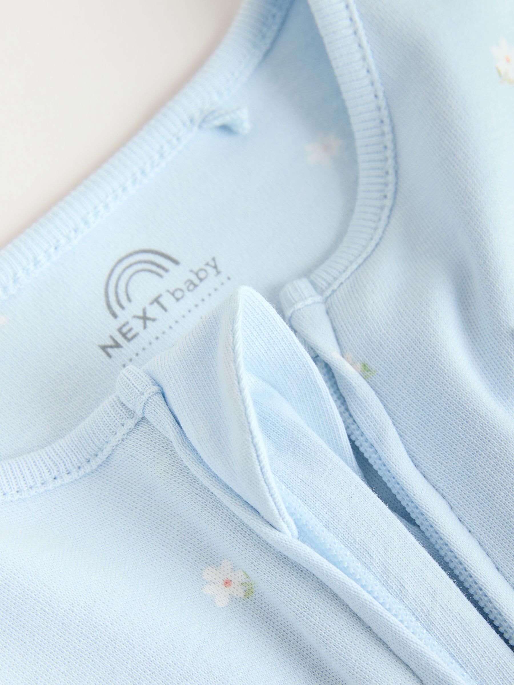 NEXT Bebés niña Pack de 3 Pijamas Tipo Pelele con Cremallera bidireccional para bebé