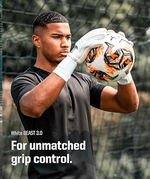T1TAN Alien Goalkeeper Gloves without Finger Protection - Football Gloves for Youth & Adults - Unisex, 4 mm Pro Grip - Various Sizes & Colours