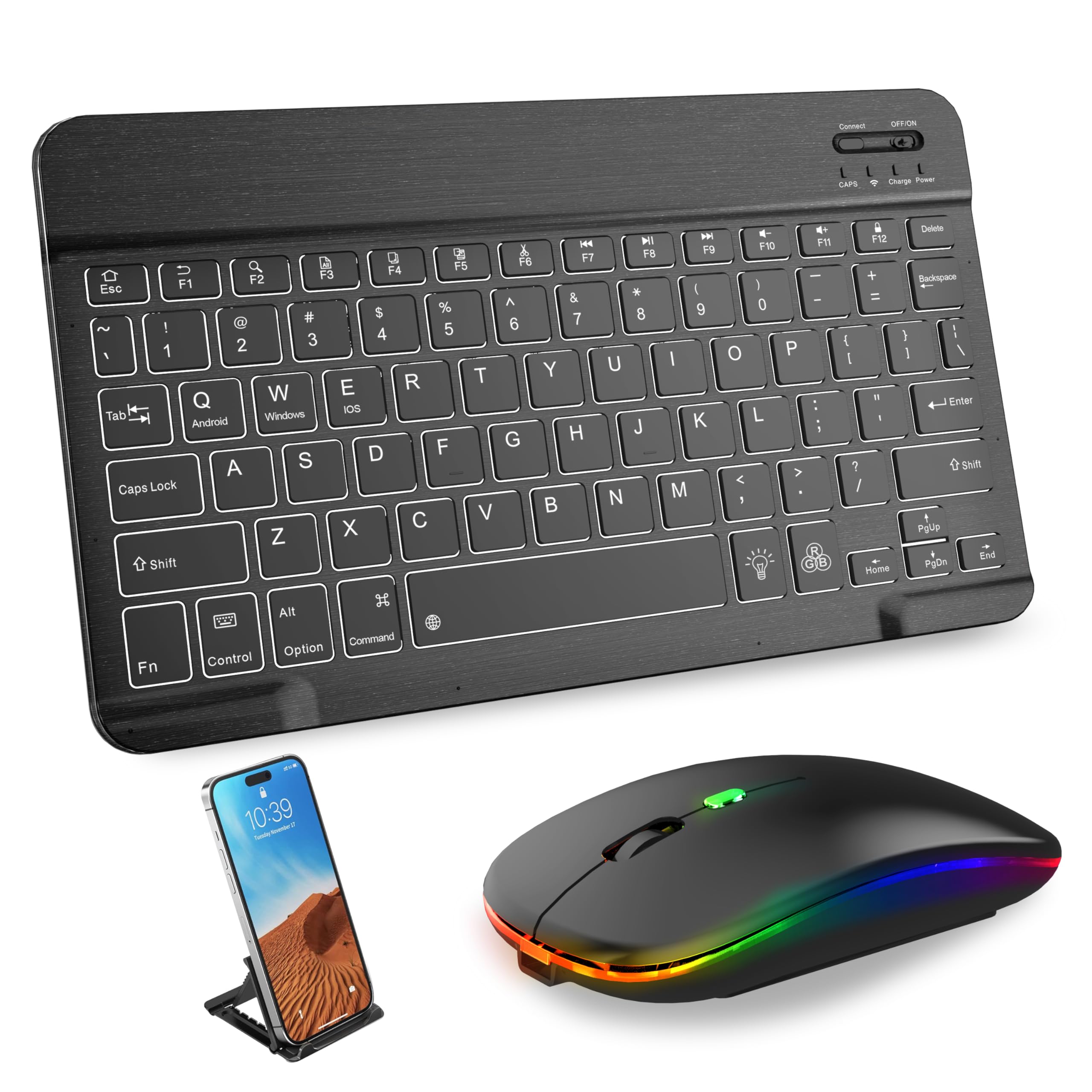 Amazon.com: Bluetooth Keyboard & Mouse Combo for iPad