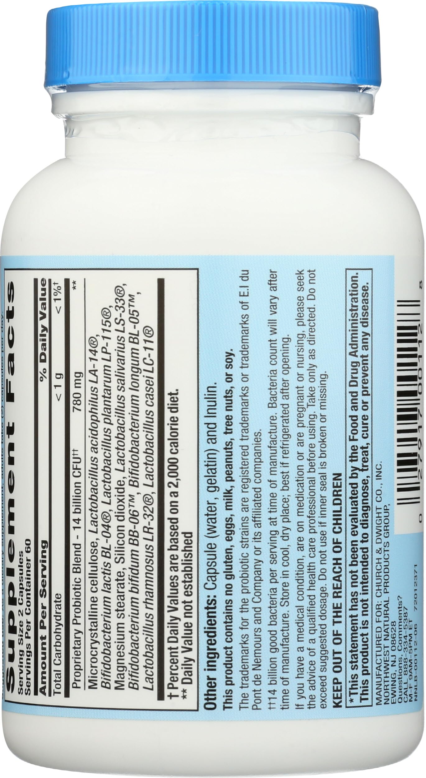 Pb 8, Probiotic 8 Strain, 120 Count thumbnail 2