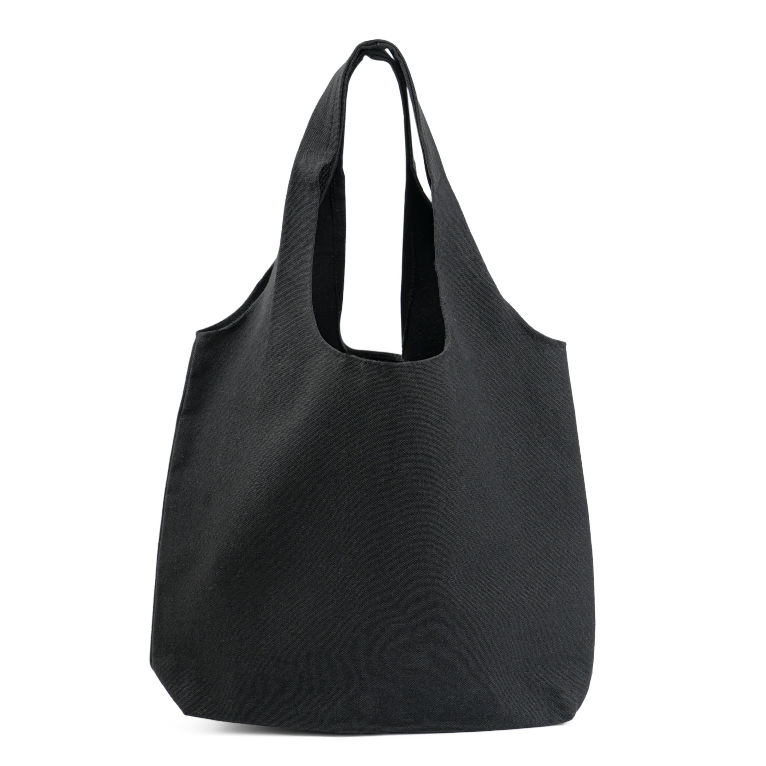 TOPASION Cotton Canvas Tote Bag,Shopping Bags,DIY Gift Bags,Cloth Bag,Solid Color Bag