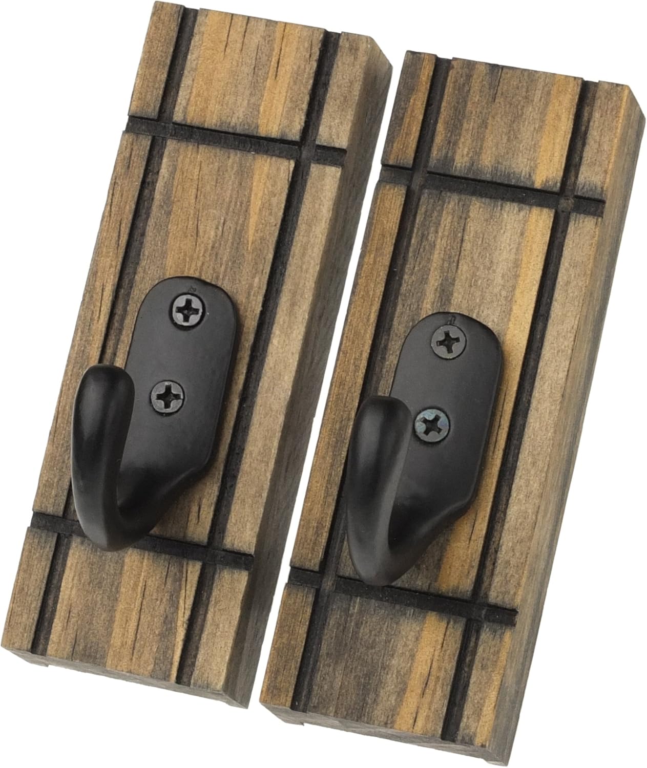 AquaRideo (Akuarideo) basis pointless don’t use screws Straightforward set up even in girls picket wall hook & lt;!!! Coat hook & gt; Black