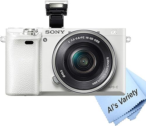 Miniatura 7 de Sony Cámara digital sin espejo a6000 grafito con lente de 0630-1969in  tarjeta de 32 GB trípode funda y más paquete de 18 piezas