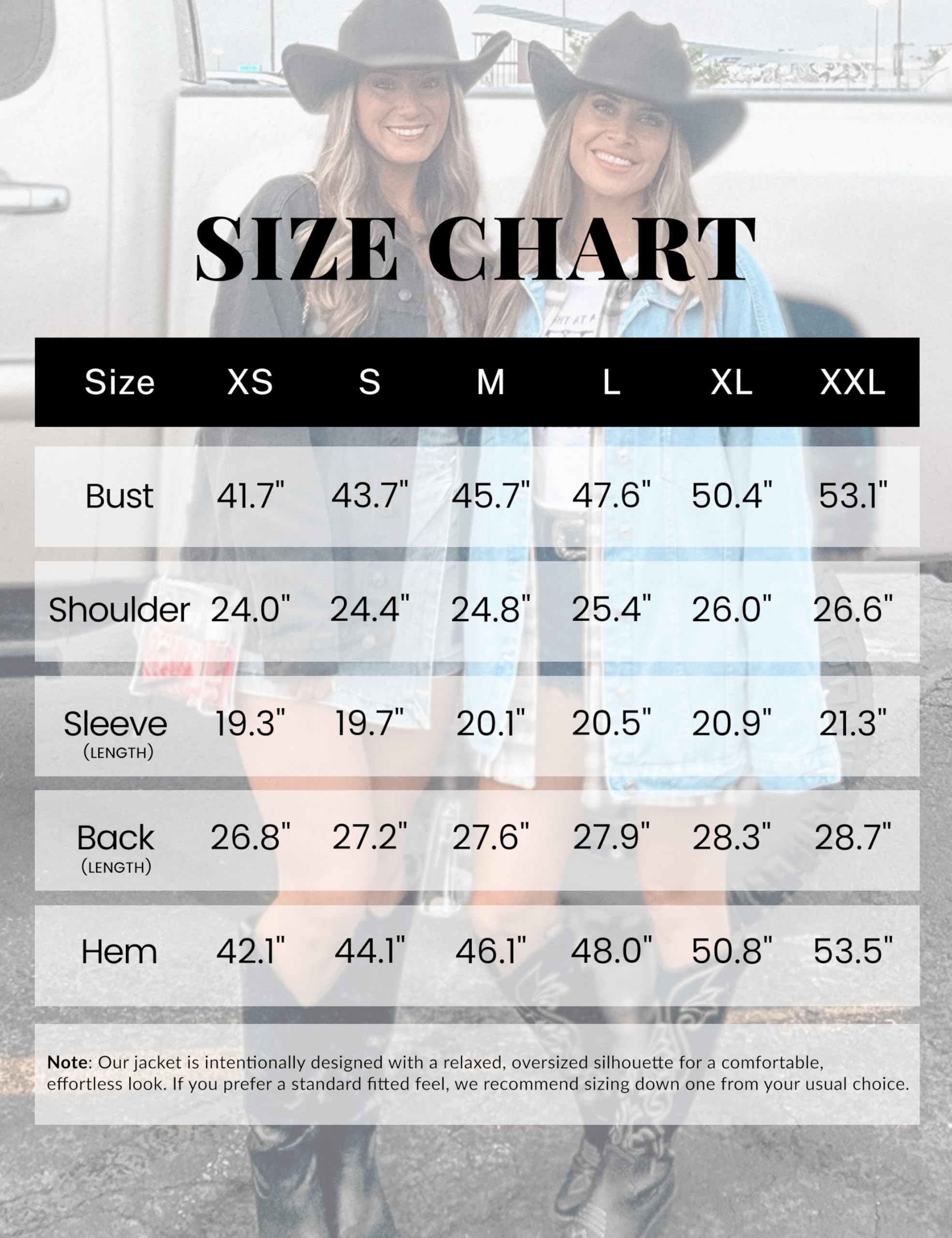 Omoone Women's Oversized Mid Long Denim Jacket Jean Biker Coat: Large White