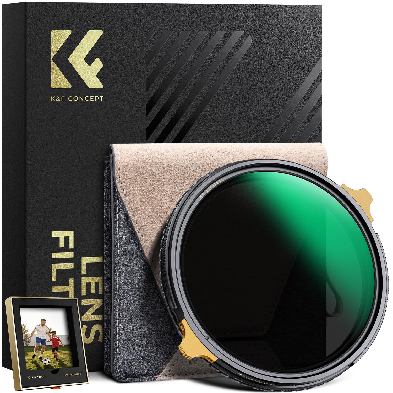 K&F CONCEPT ND2-32 i filtr polaryzacyjny (CPL) 67 mm, True Color i filtr kombinowany 2 w 1 o ultraniskim współczynniku odbicia 0,15% z uchwytem (seria Nano XPRO)
