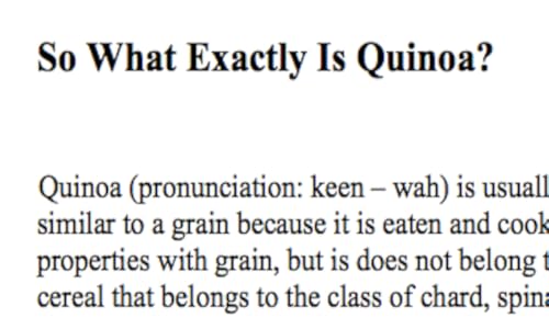 Quinoa Make Your Days in the Kitchen Easier and Your Diet Healthier with these Simple and Nutritious