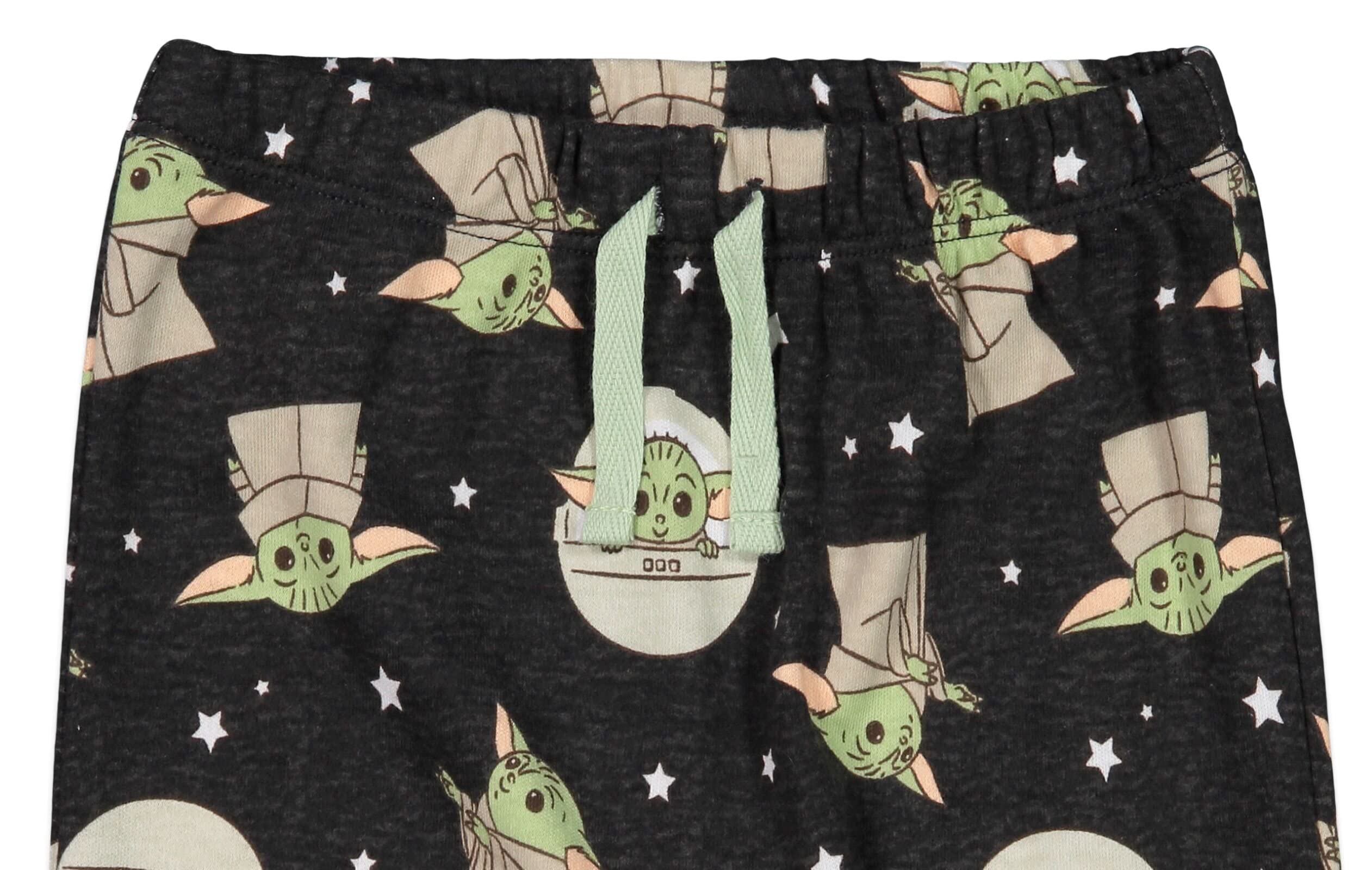 Star Wars Mandalorian Baby Yoda Baby Boys 4-częściowy zestaw wyprawek grafitowy/zielony