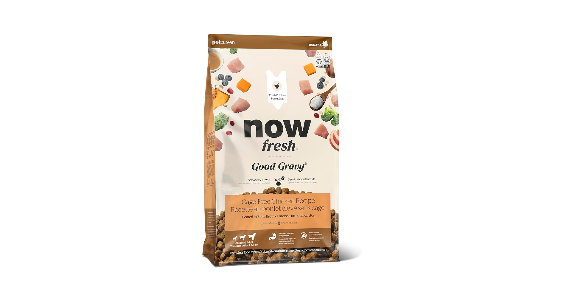 ドッグフード now fresh Good Gravy Amazon.com: Now Fresh Good Gravy, Bone Broth Coated Kibble