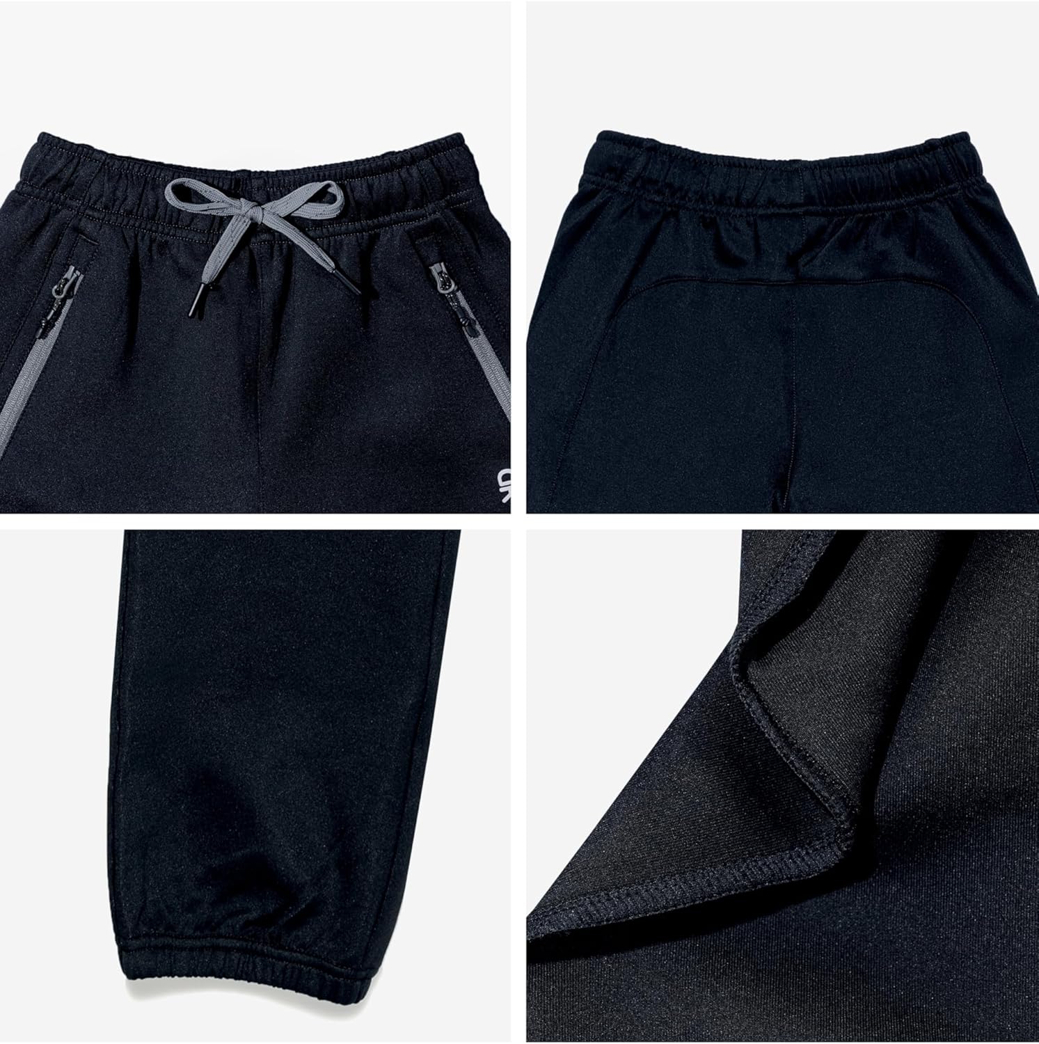 Little Donkey Andy Boys' Sweatpants Quick Dry with Zipper Pockets Youth Athletic Jogger Pants - Image 5