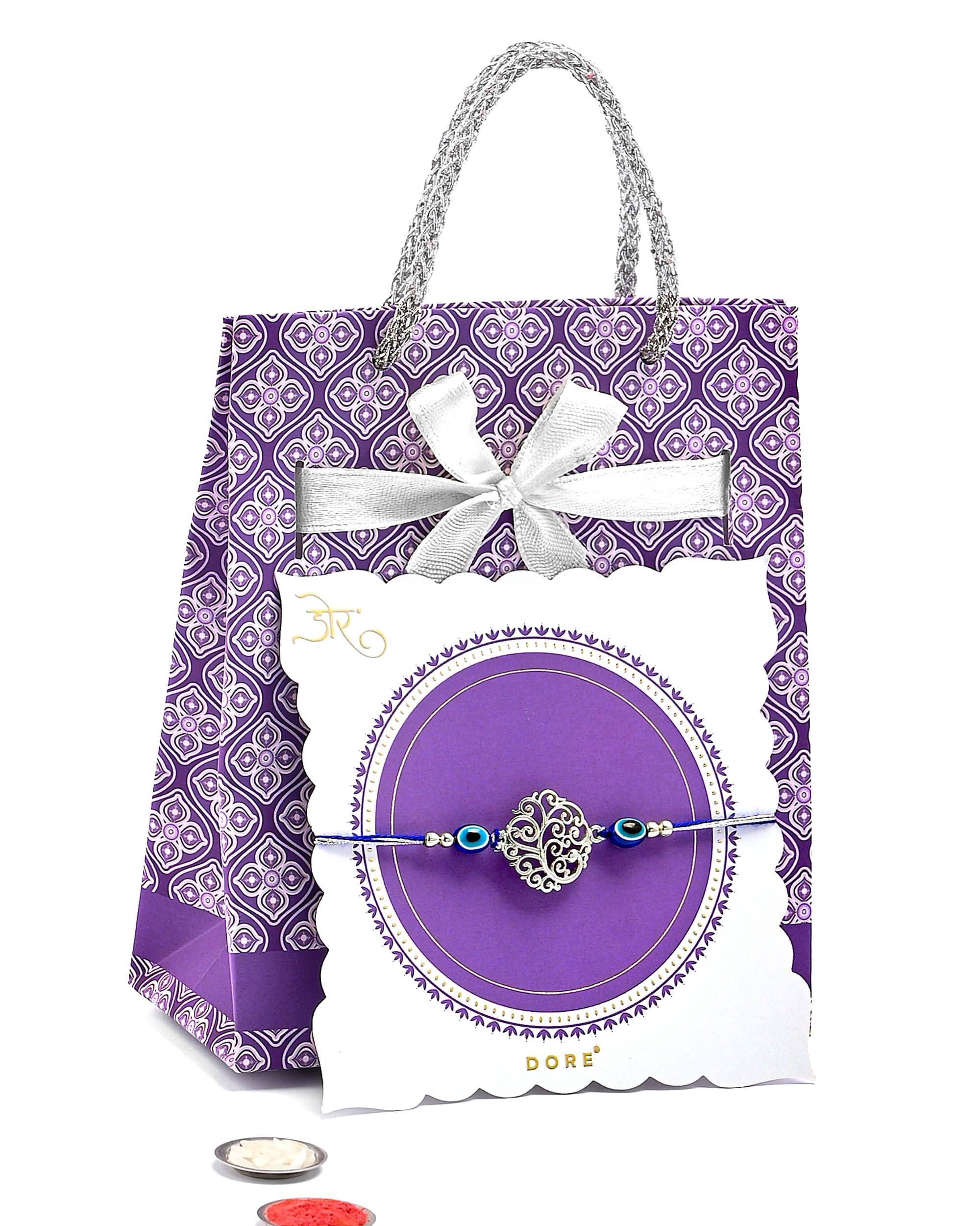 DORE Rakhi For Brother Silver Rakhi For Bhai Rakhi Set Rakshabandhan Rakhi Silver Peacock Rakhi (B0C5MX4WL5) Amazon Price History, Amazon Price Tracker