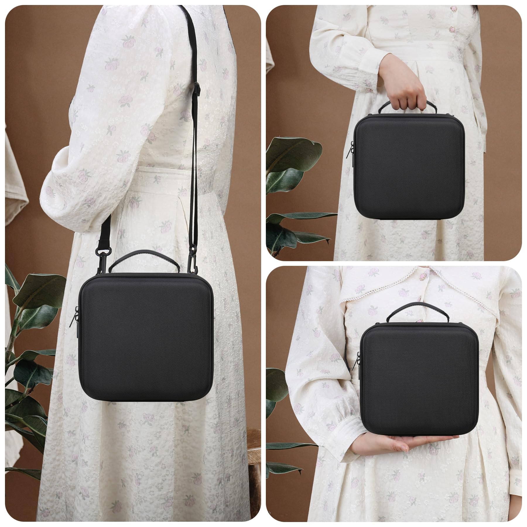 RAIALL Sacoche pour Appareil Photo Sony Alpha a6000/a6100/a6400/a6700/ Sony Alpha 7 II III IV/7R V Appareil Photo numérique sans Miroir et Objectif, Sac de Voyage Rigide pour Appareil Photo, Noir