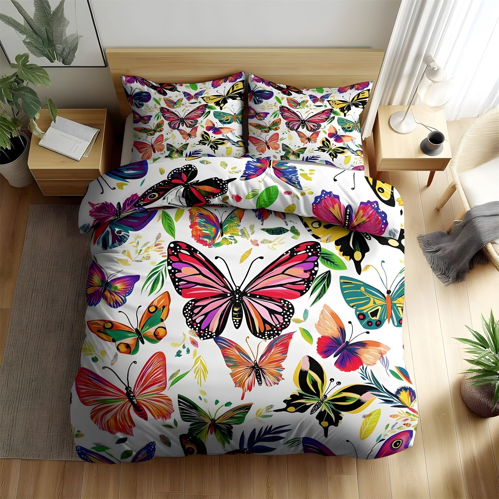 Housse Couette 220x240 Papillon : Finis les Draps Froissés grâce à la Microfibre Zippée
