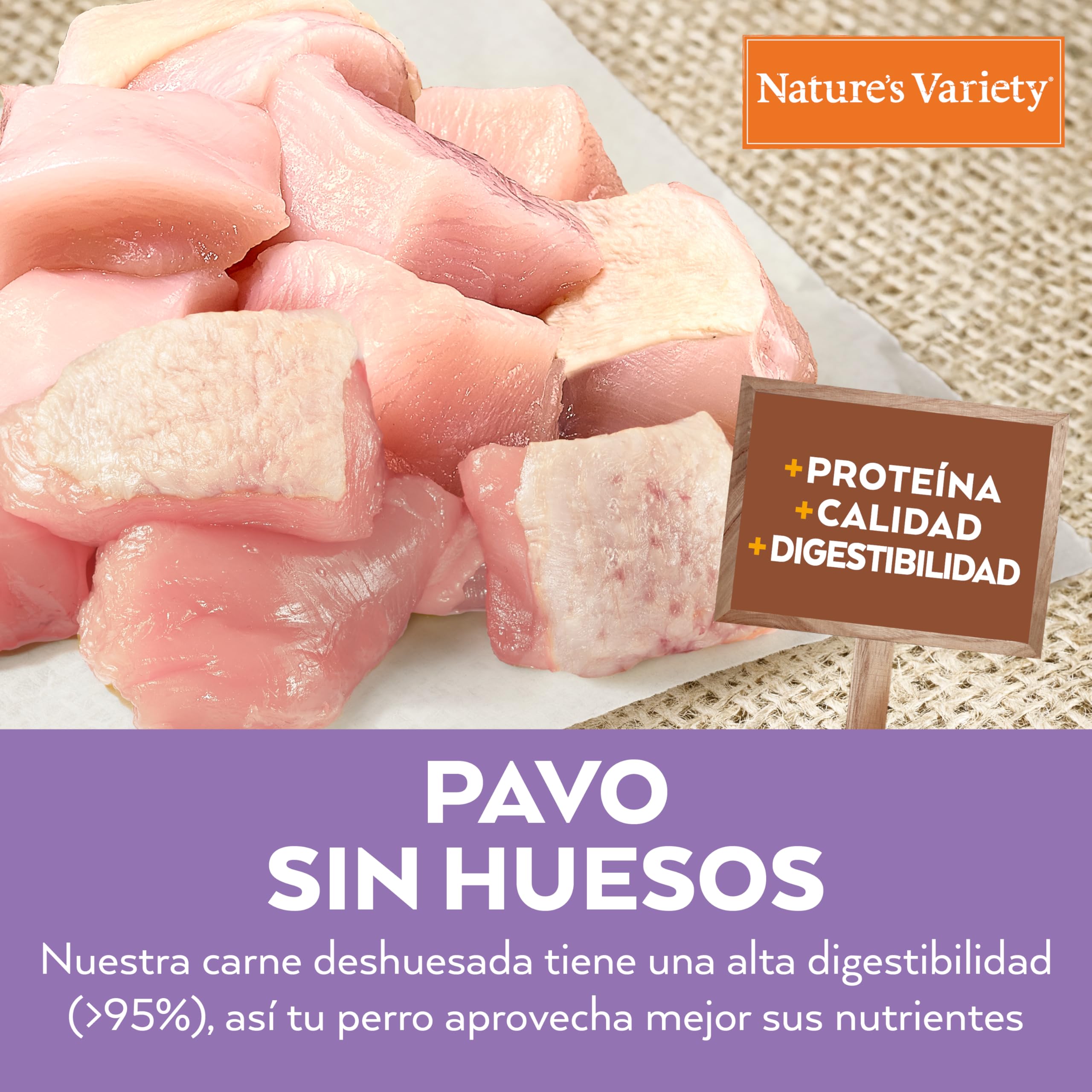 Nature's Variety Healthy Grains Pienso para Perros Medianos y Grandes, Pavo Deshuesado, Arroz Integral, Avena y Guisantes, 12kg
