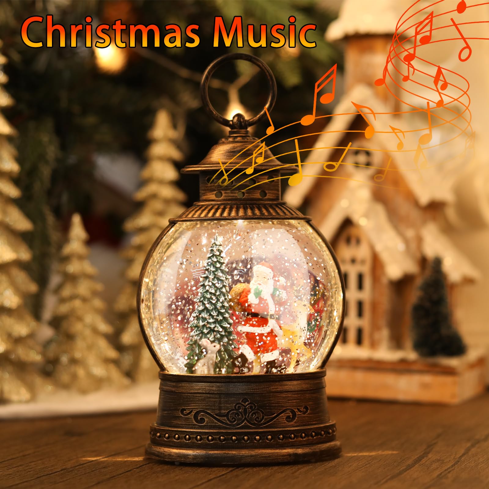 Snapklik.com : Christmas Snow Globes Christmas Decorations, Lighted ...