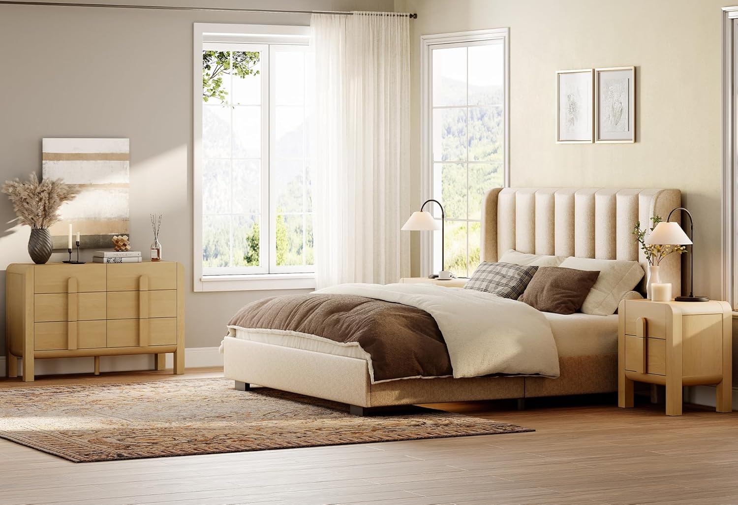 Interior of the storage cabinet showing adjustable shelves.