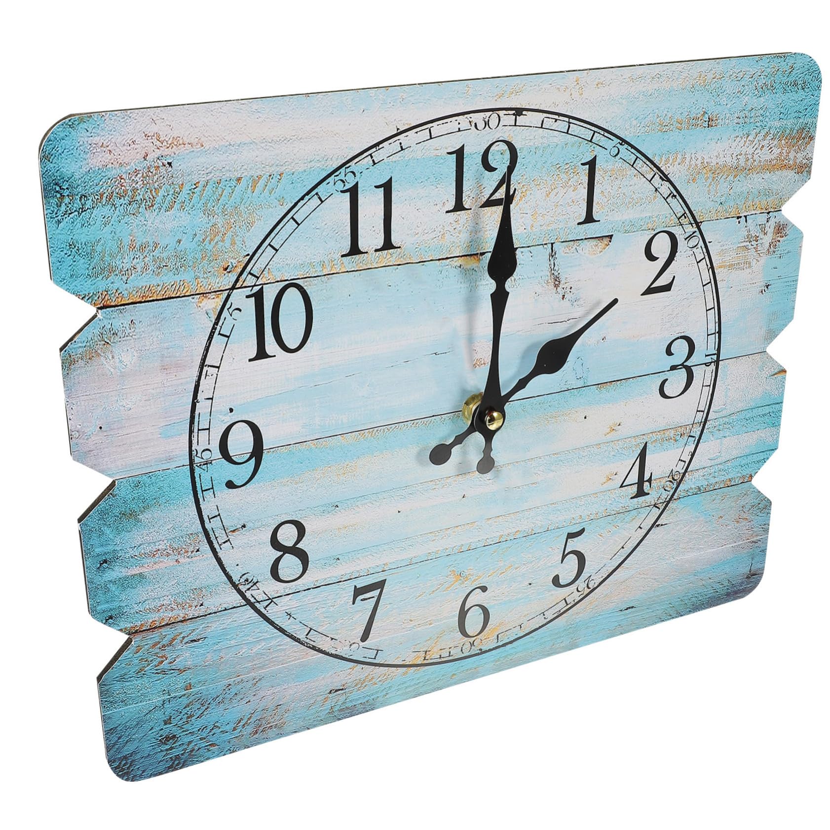 Horloge murale silencieuse grands chiffres arabes lisibles et mécanisme sans bruit
