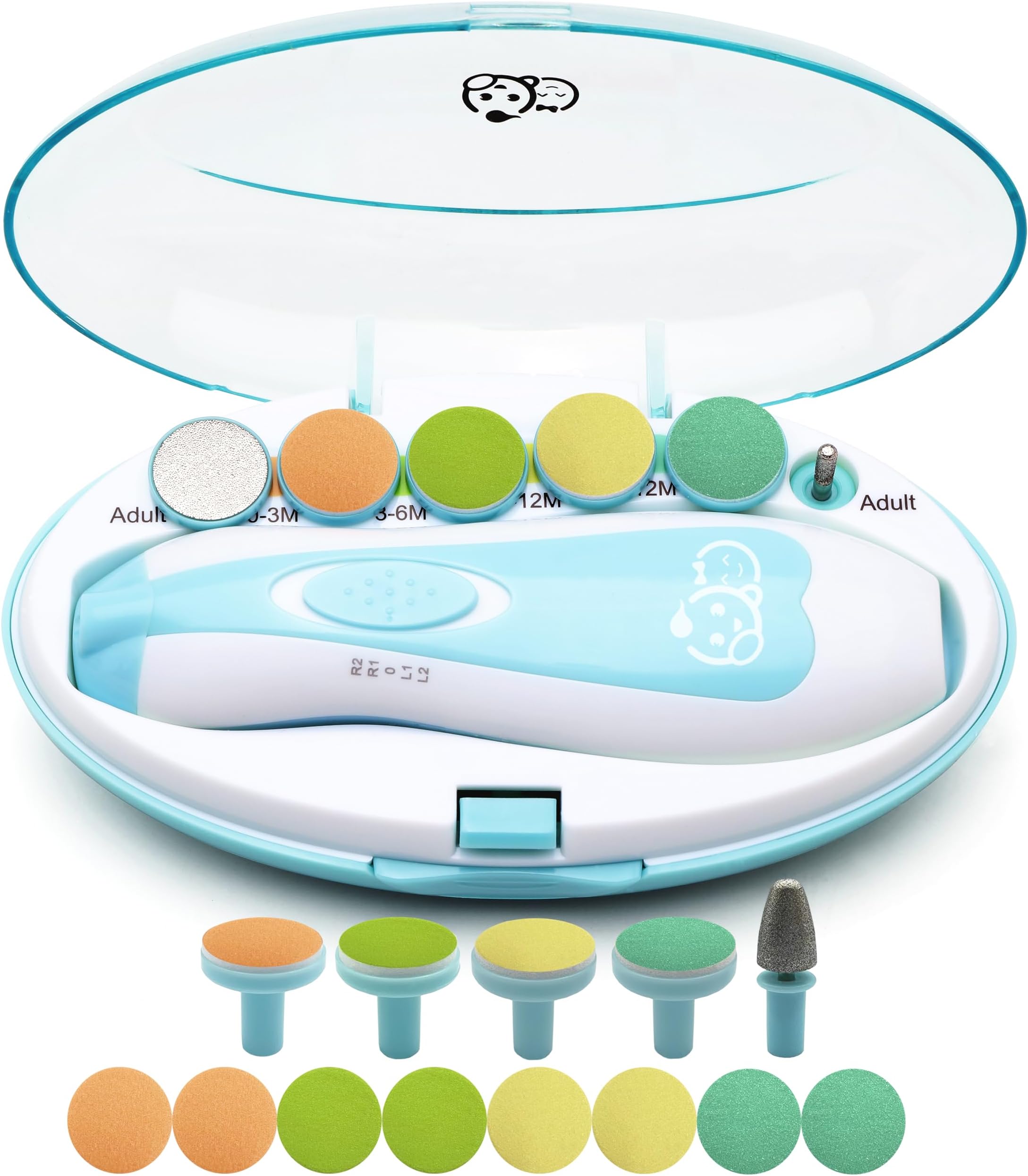 Baby Nail Clippers 21 in 1 by Royal Angels, Safe Electric Baby Nail Trimmer, ...