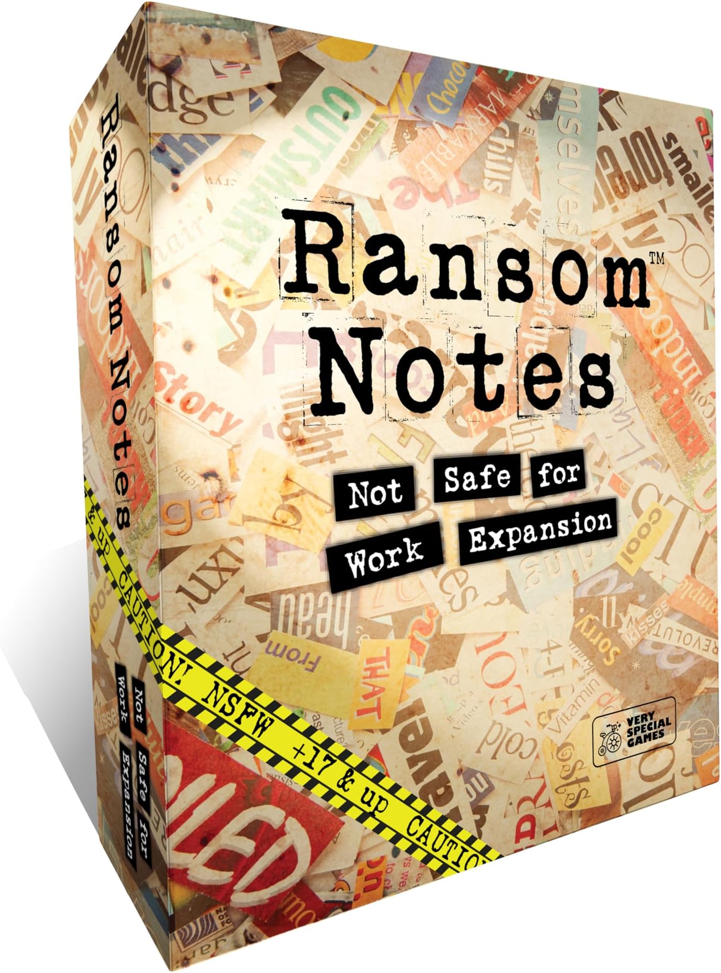 Ransom Notes Expansion Pack, Not Safe for Work (NSFW) Edition - The Ridiculous Word Magnet Party Game, 3+ Players