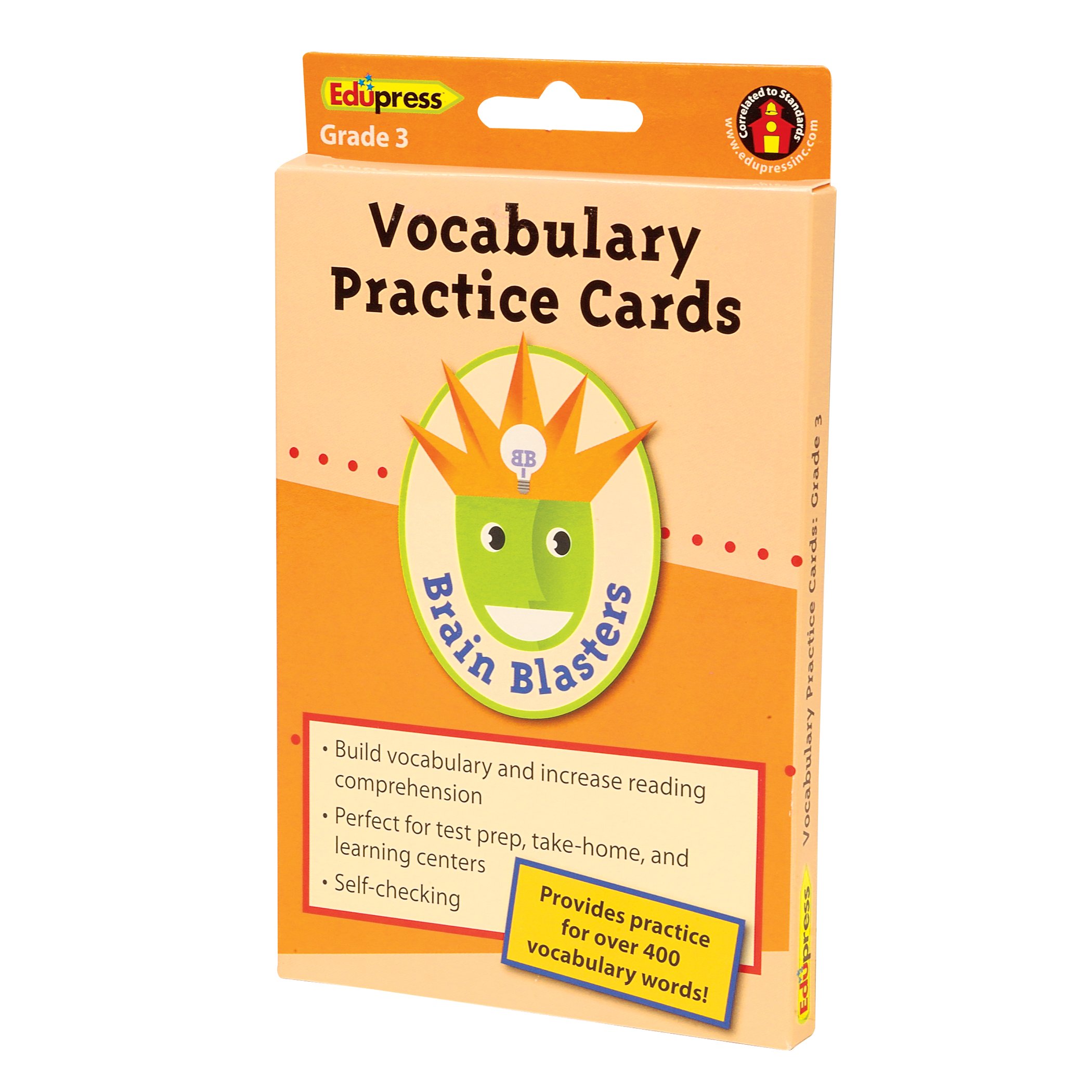 Brain Blasters Vocabulary Practice Flash Cards (Set of 40)