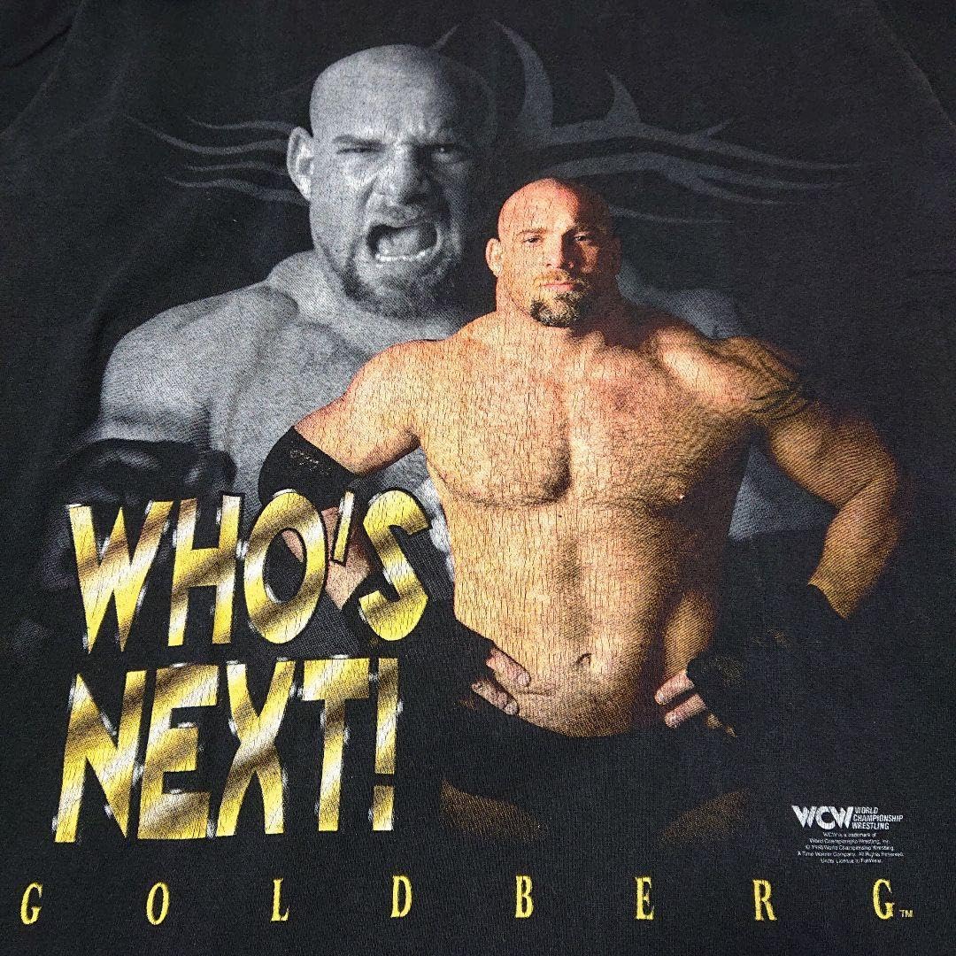 Amazon.co.jp: WCW ゴールドバーグ ロンT Lサイズ カットソー プロレス 