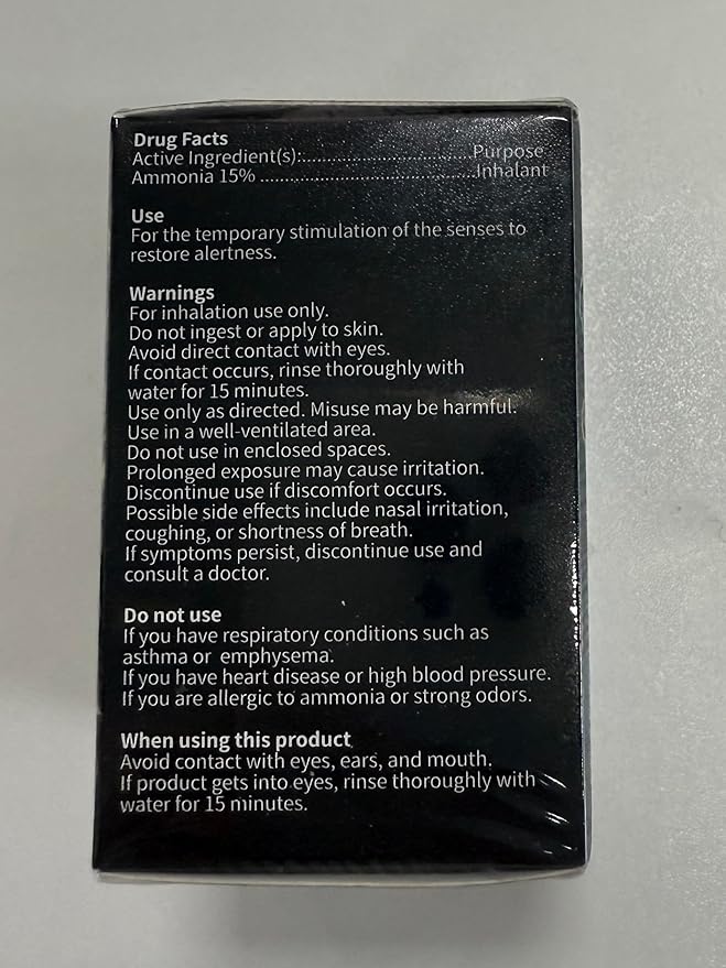 Premium Smelling Salts for Athletes - Instantly Boosts Alertness and Energy | Ideal for Weightlifting, Gym Workouts, and Post-Exercise Refreshment - Multi-Scene, Multi-Use, 40g