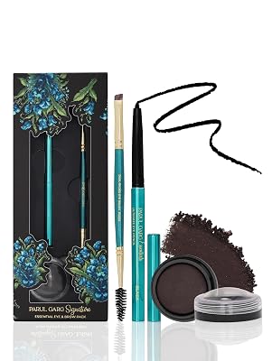 Parul Garg Beauty Signature Essential Kajal & Eyebrow Pack – 3-in-1 Long-Stay Kajal, Eyebrow Definer, Eye Brush & Shadow