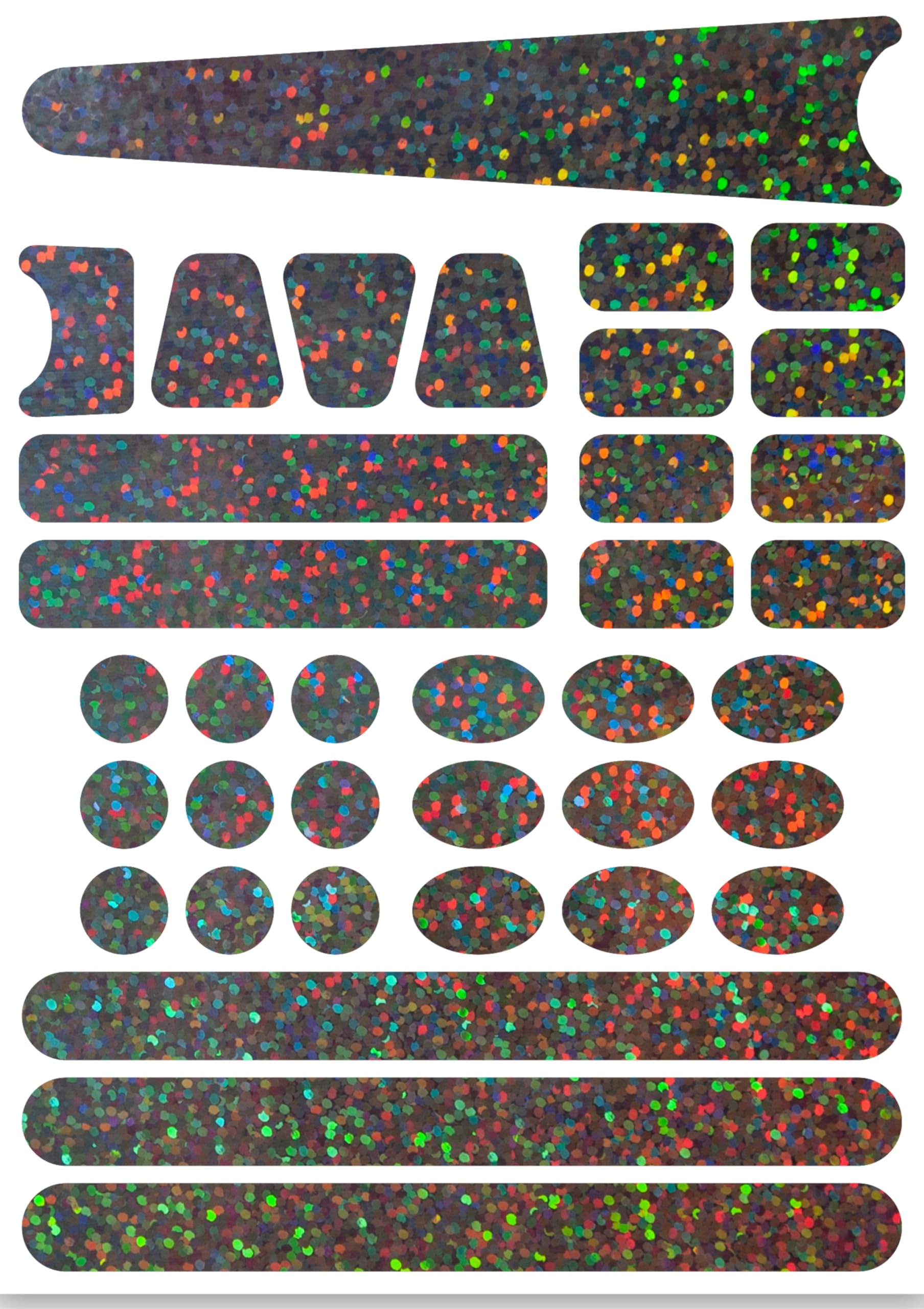Landing Designs Black Glitter Bicycle Sticker Frame Protection Kit For Mountain Bike And Road Cycle Please Check Sizes Below Before Buying