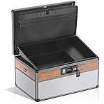 Glosen Medicine Lock Box,locking medicine box, Security Lock BoxesExtra Large16*10 * 7.5 Inch lock box, First Aid Key Safe Box,Lock Box for Medication