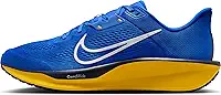 Tênis de corrida masculino Quest 6 Road, Game Royal/cinza futebol/azul marinho, 41