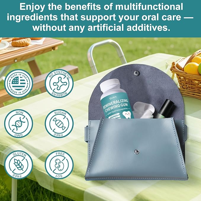 Chicle Remineralizante con Nano-Hidroxiapatita Sabor Menta - Sin Azúcar - 60 Unidades miniatura 6