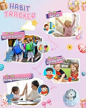 UCIDCI Kids Smart Phone Toys for Girls Ages 3-7 with Dual Camera - Phone Toys with Learning Games, Travel Toys with MP3 Music Player for Christmas Birthday Gifts for 3 4 5 6 7 Year Old Boys