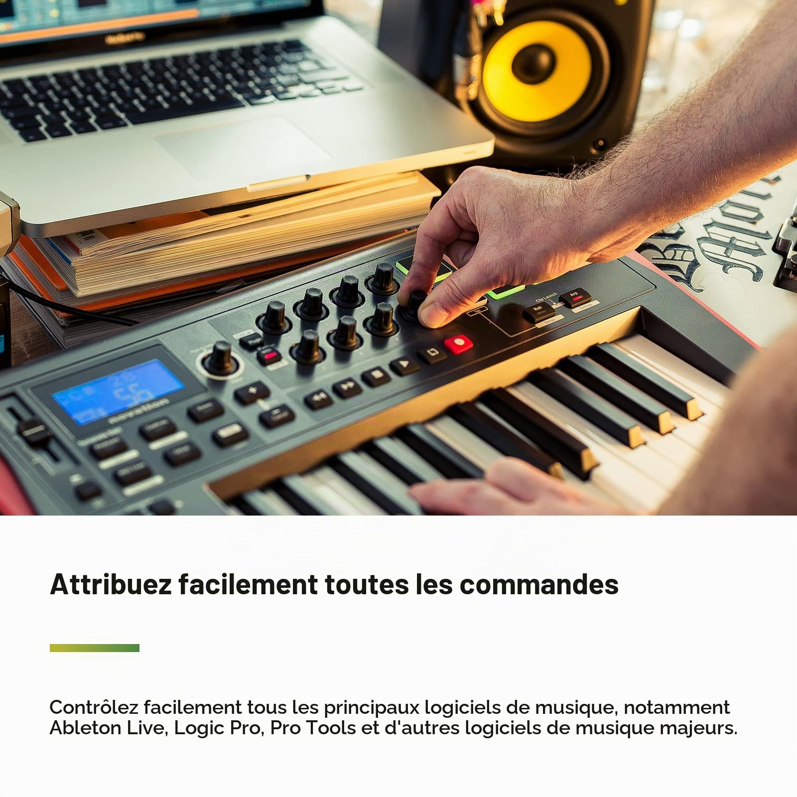 Novation Impulse 61 Clavier de précision Mapping instantané Noir