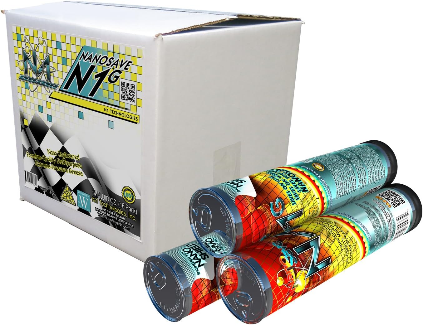 NanoSave N1-G Nano Engineered High Performance Grease - 14 oz. Cartridge (16 Pack)