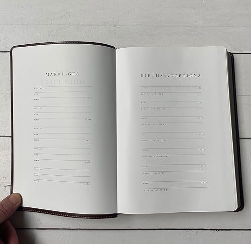 Miniatura 8 de ESV Wide Margin with Hand Drawn and Laser Engraved Cover Design, Red Letter Bible, Includes Personalized Custom Name Incorporated into Hand Drawn