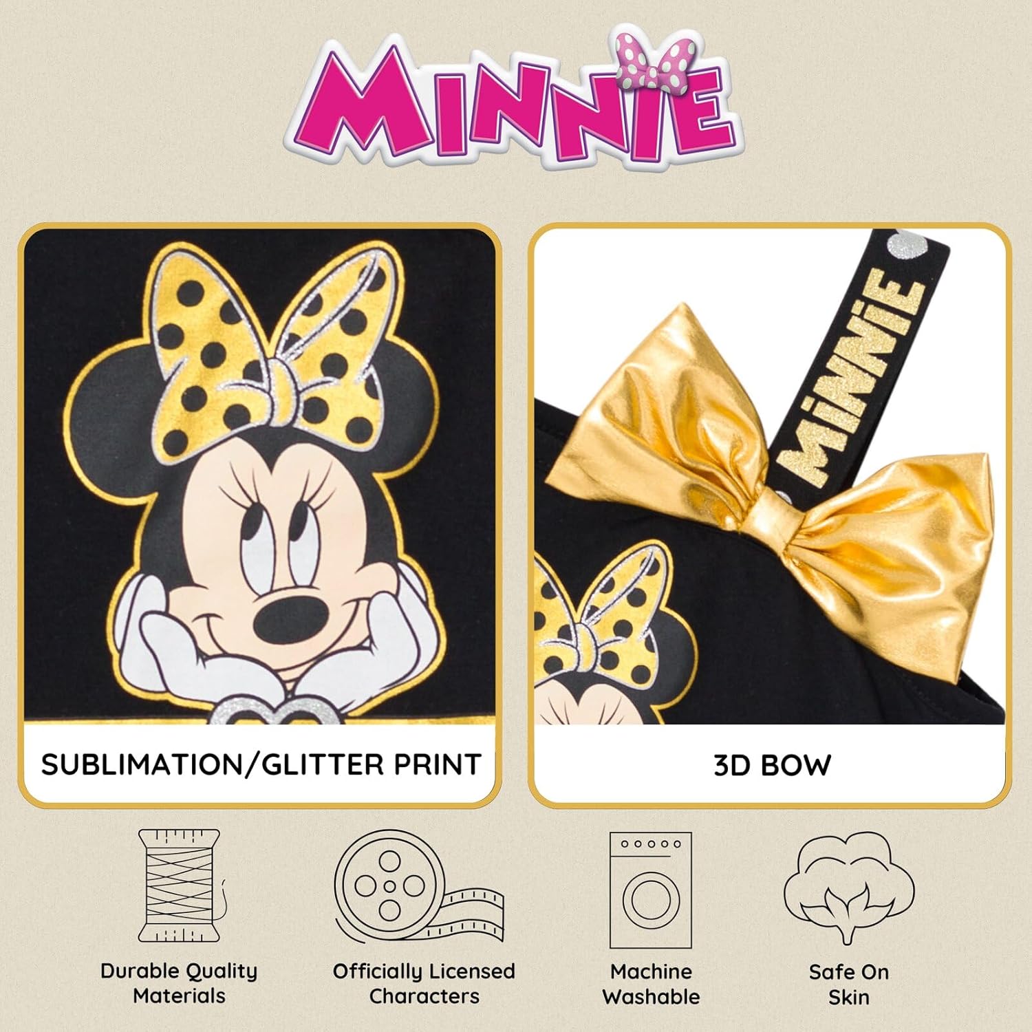 Disney Junior Girls Mesh Dress Toddler to Big Kid Sizes (2T - 14-16) - Image 4