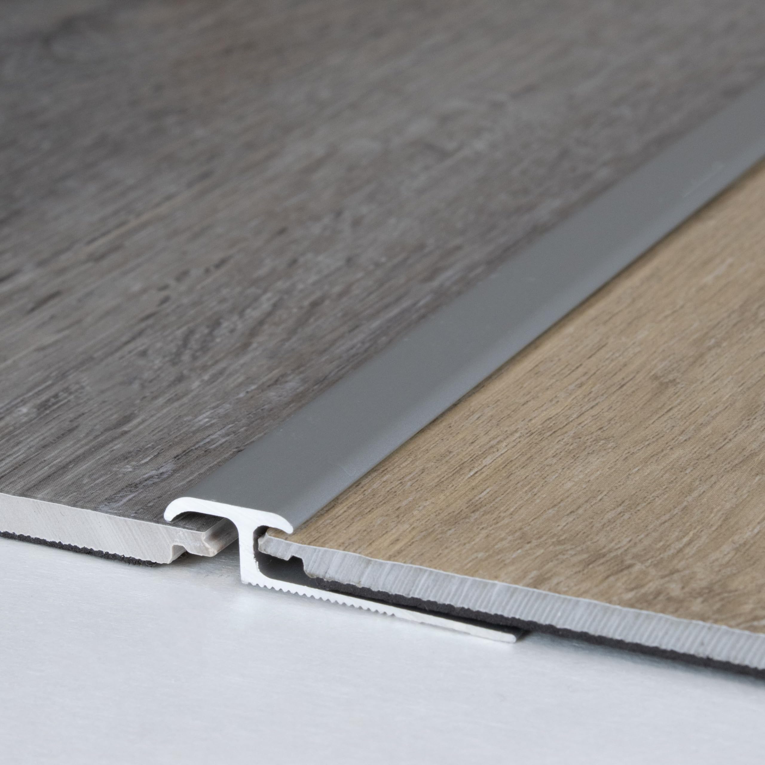 Einschubprofil | Aluminium | Silber | Breite 29 mm | Höhe 5 mm | Länge 2700 mm | Gebohrt | Einfassprofil | 1 Stück