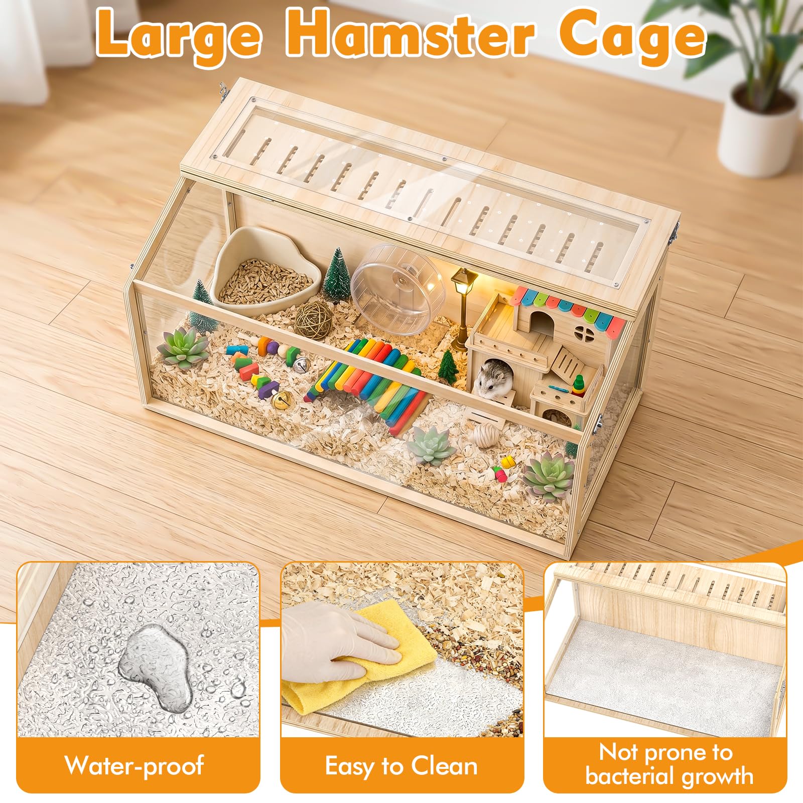 XiaZ Hamster Cage - Panoramic View -6 XiaZ Hamster Cage - Panoramic View -6