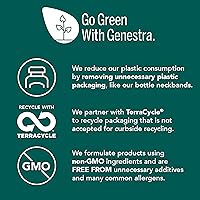 Vista 5 de Genestra Brands Bio Enzymes Fórmula completa de enzimas digestivas en tabletas masticables 100 tabletas masticables Sabor natural a menta