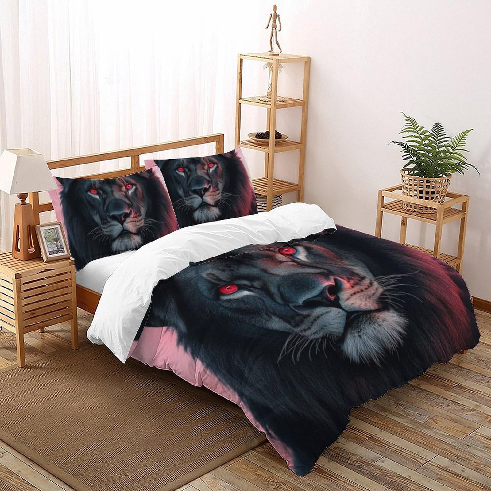 Parure de lit Le Roi Lion grand format, cadeau garçon idéal